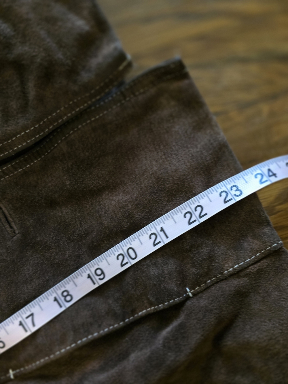 Y2K Wilsons Leather Brown Suede Button Jacket - Picture 5 of 7